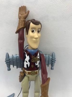 1999 Mattel Toy Story 2 Rocket Force Soarin' Sheriff Woody Loose