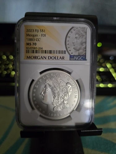 2023 Fiji 1883 CC MORGAN 0.999 SILVER DOLLAR MS70 FDI