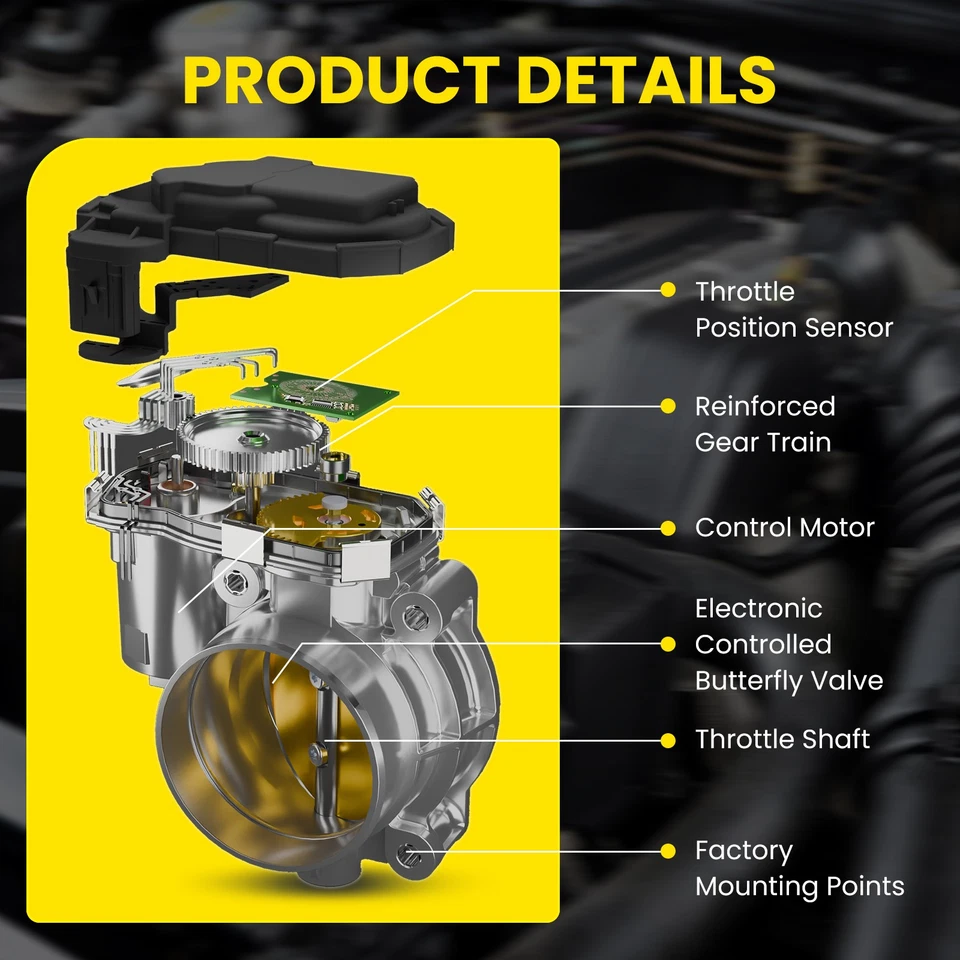 Cuerpo de acelerador electrónico para Ford Explorer Flex Taurus Lincoln MKZ MKT S20068  Foto 4 de 4