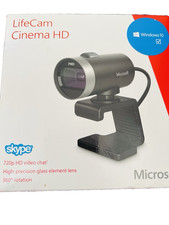 Open Box original OEM Microsoft LifeCam Cinema 720p HD Black Webcam