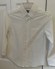 Boys CHAPS Dress Shirt/Oxford—white—size Small/8