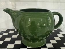 Vintage Fiesta 1950s Forest Green Medium Teapot Signed