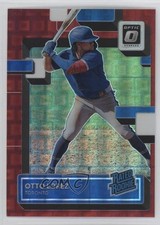 2022 Panini Donruss Optic Red Pandora Prizm 49/99 Otto Lopez #49 Rookie RC
