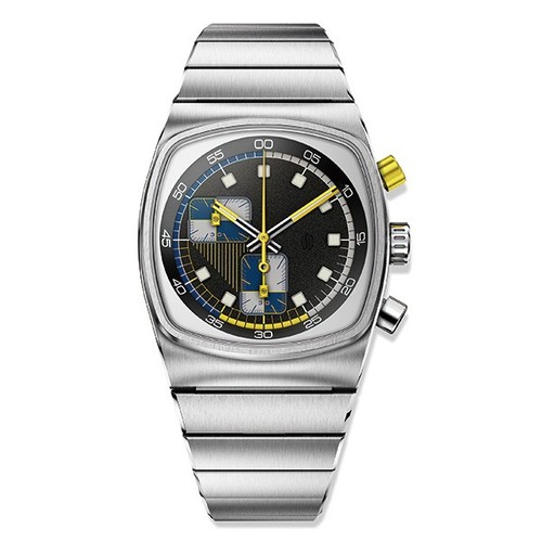 Brew Watch Co. MTRC-NVY-YLW Super Metric Royal Blue New