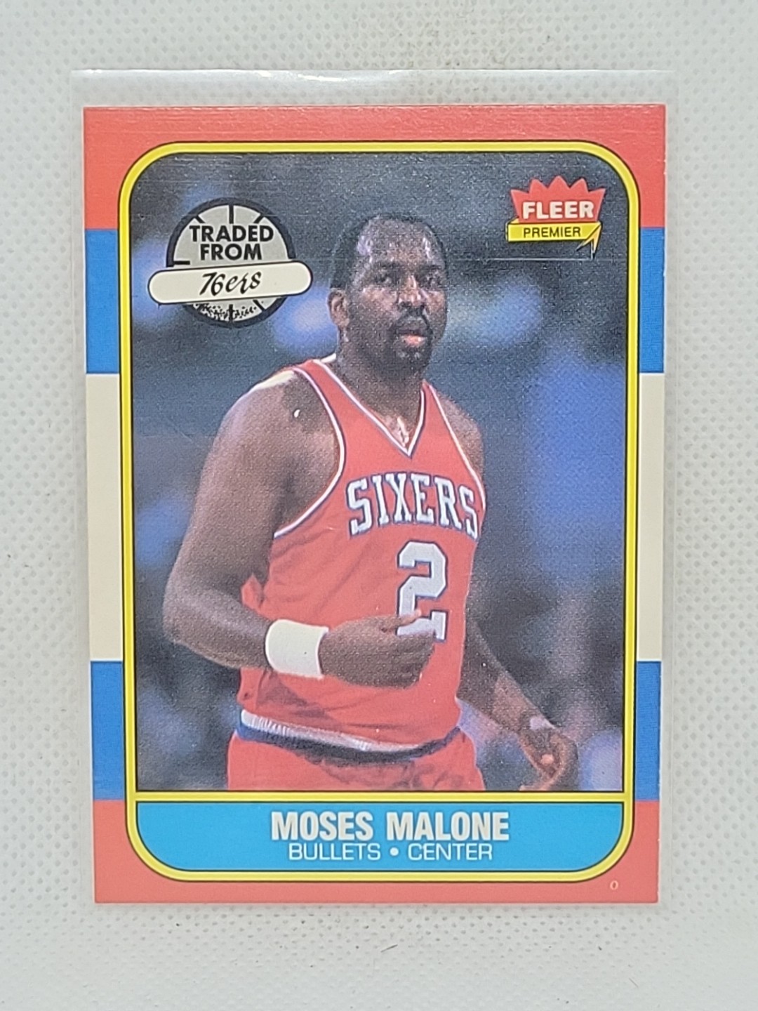 Moses Malone 1986/87 Fleer Basketball  #69 NrMt