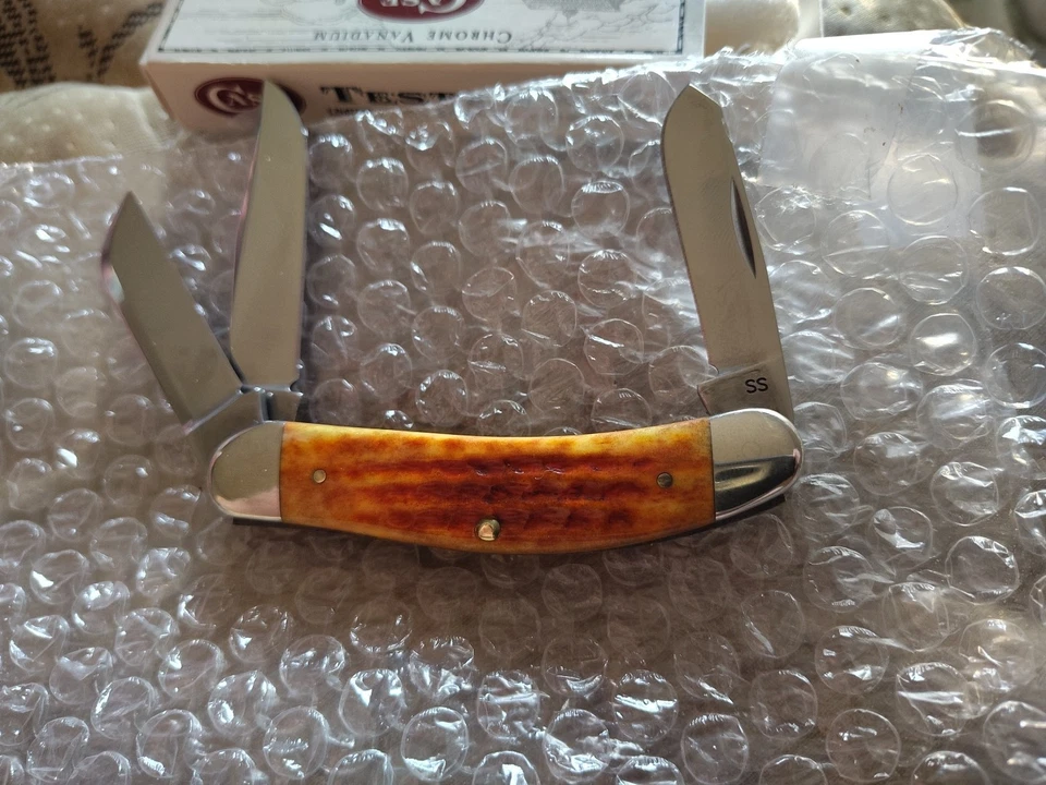 CAIXA XX EUA BOLSO USADO COLHEITA OSSO LARANJA TONY BOSE FACA BARRIGA 2014 (25181 - Imagem 2 de 4