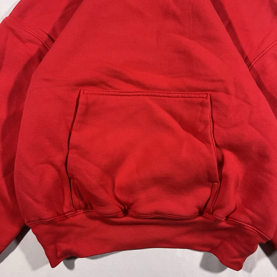 YZY Gap Sudadera con Capucha Niños 10-11 Rojo Algodón Extremadamente Grueso Kanye West Collab (Grande) Foto 3 de 4