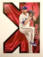 2025 Topps K Zone #KZSP-22 JACOB deGROM Backwards K Short Print SSP Rangers