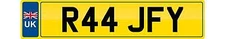 RAJ RAJA Private number plate cherished registration R44 JFY personal car reg 
