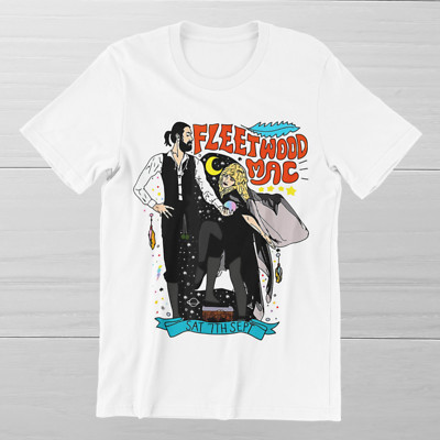 Fleetwood Mac Rumors T-Shirt Blues Stevie Nicks Rock Band on Ringspun Cotton Tee