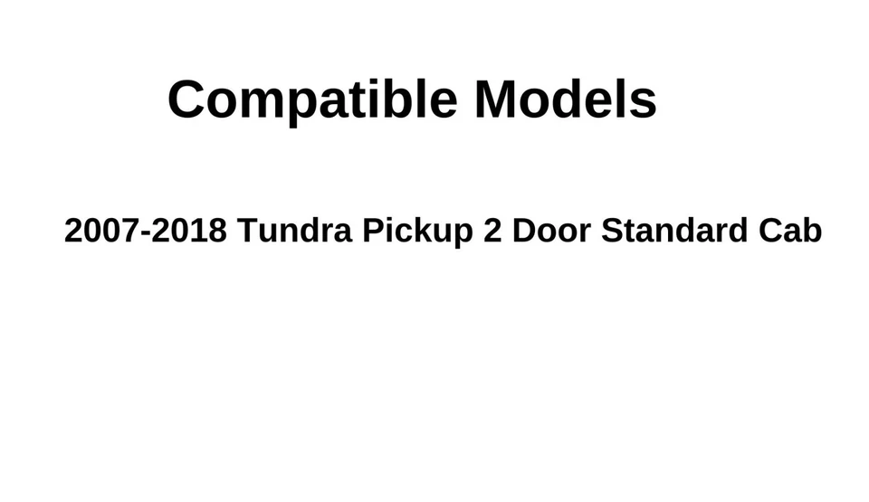 Fits 2007-2018 Toyota Tundra 2Dr Standard Driver Left Side Door Window Glass Foto 2 de 4