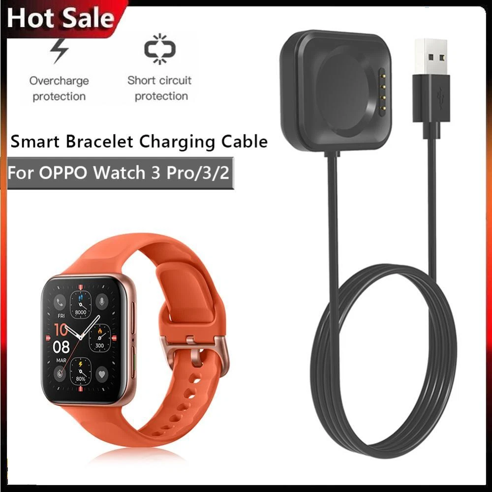 USB Magnetic Watch Charger Cable Dock for OPPO Watch 3 Pro 3 2