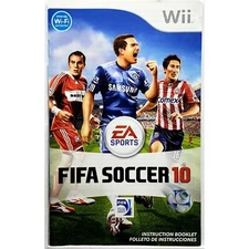 (Manual Only) FIFA Soccer 10 - Nintendo Wii Authentic Instruction Booklet Game