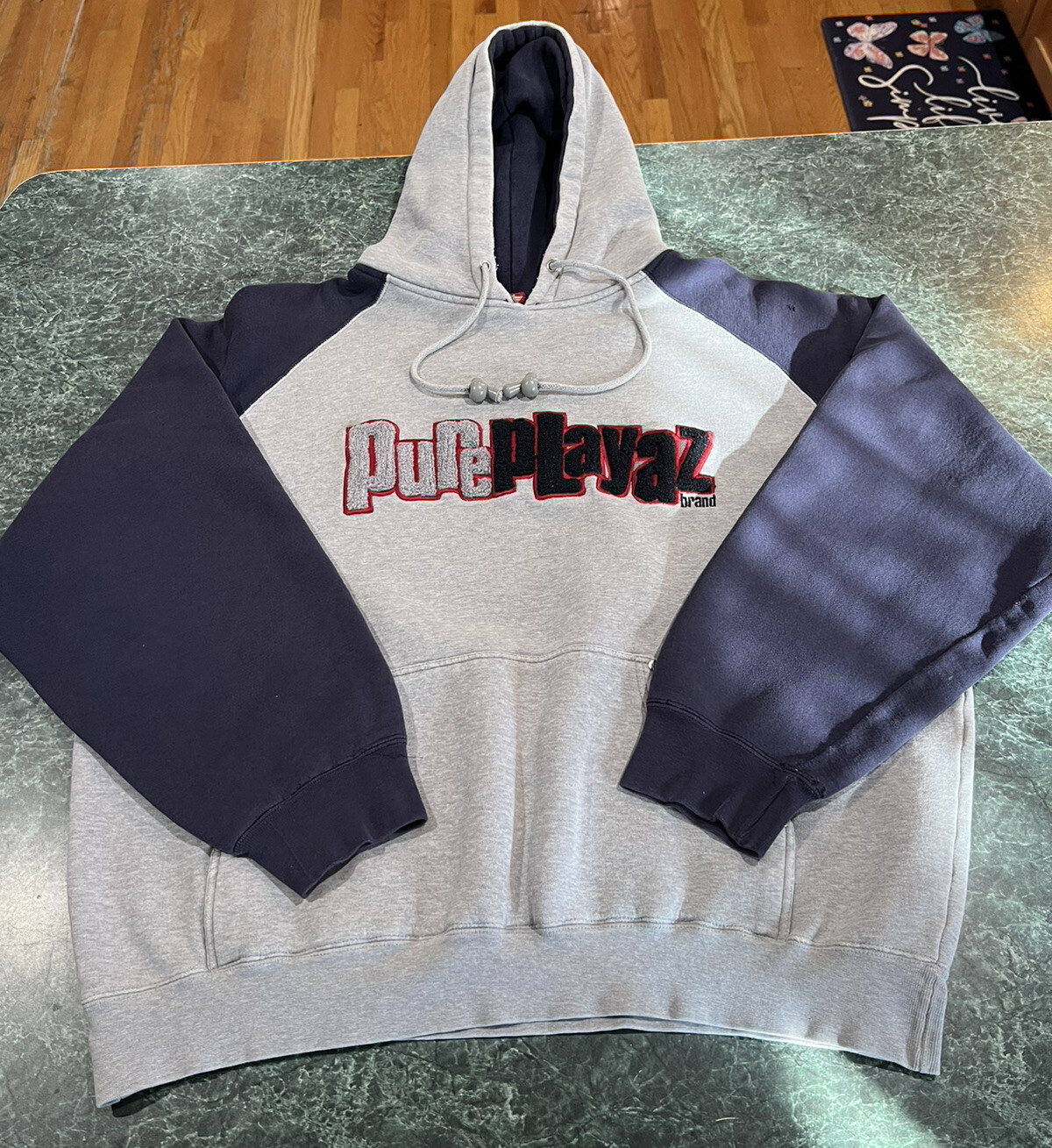 Vintage 1990s PURE PLAYAZ Gray \u0026 Blue 