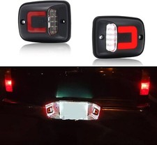 For 1995-2004 Toyota Tacoma RED TUBE LED License Plate Light Rear Bumper Lamp 2x