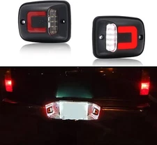 For 1995-2004 Toyota Tacoma RED TUBE LED License Plate Light Rear Bumper Lamp 2x