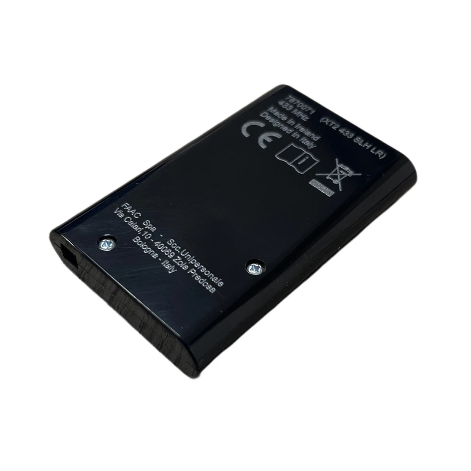 Telecomando Faac SLH LR NERO 2 canali XT2 433 MHz Rolling Code 7870071 - Immagine 2 di 4