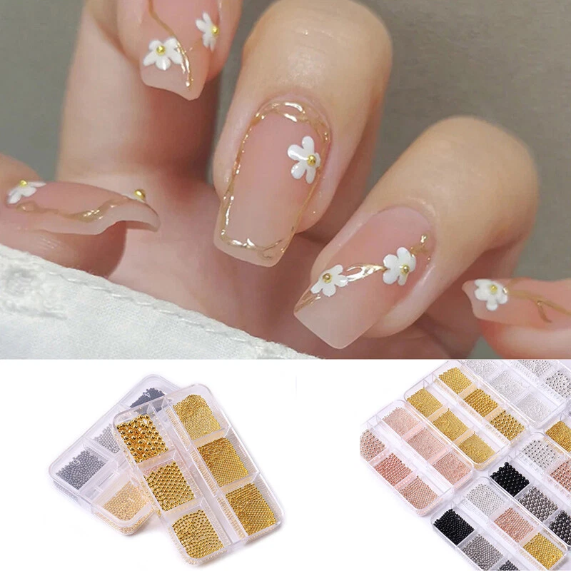 Caviar beads on nails deals