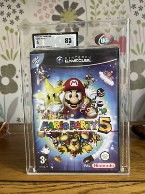 MARIO PARTY 5 - GAMECUBE - GRADED - UKG VGA WATA - Bild 1 von 2