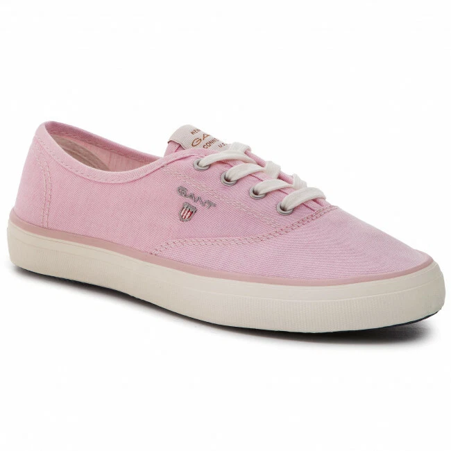 jeg behøver Minister Pudsigt Gant New Haven [Size 38/ 39/ 40/ 41] Ladies Canvas Shoes Pink Nip | eBay