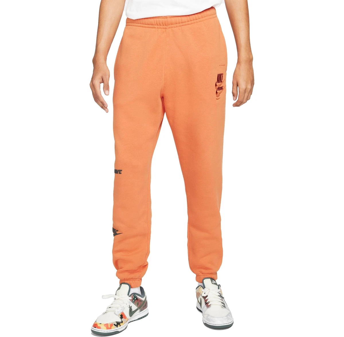 Men s Nike Hot Curry Habanero Sportswear Essentials Fleece Pants