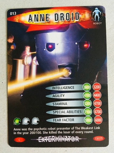 DOCTOR WHO BATTLES IN TIME TRADING CARDS Exterminator Annihilator Common & Rare - Picture 8 of 96
