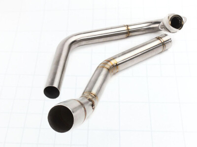 Front Link Pipe For Yamaha R15 V1 V2 Exhaust System Steel Tube Slip On 51mm