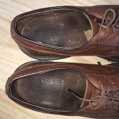 Imperial Biltrite Shoes Mens 9.5 E Wide Wingtip Oxford Brown  display picture 2