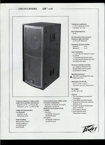peavey qw 218