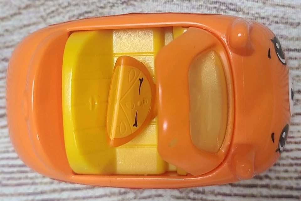 McDonald's Moose Toys Shopkins Cutie Cars Orange Rush Figura Vehículo 2019 Foto 3 de 4