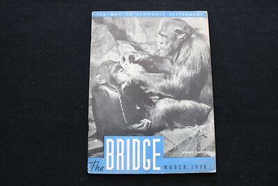 1938 MARCH THE BRIDGE MAGAZINE - SPRING SNIFFLES COVER - SP 4925Q