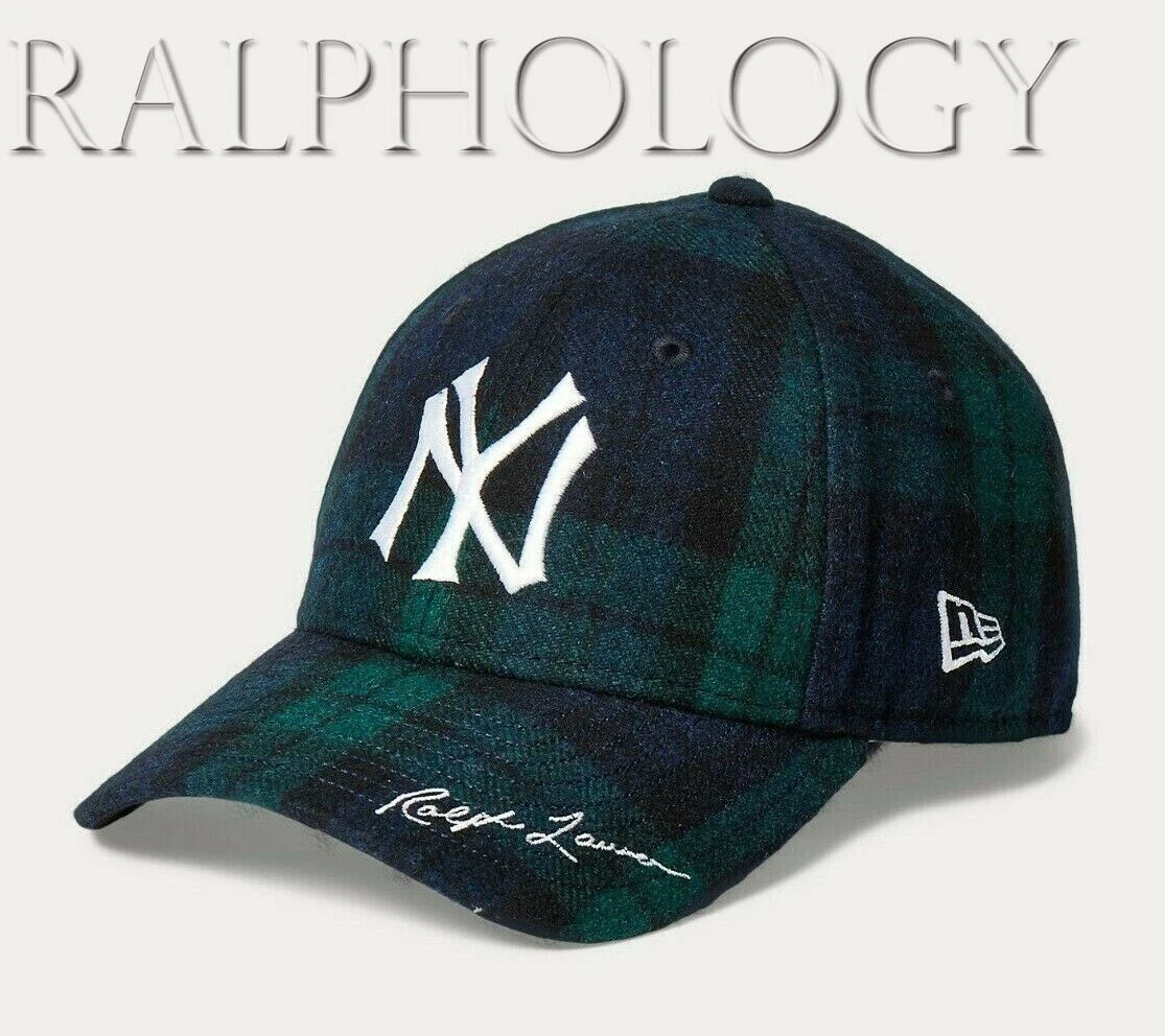 Polo Ralph Lauren NY Yankees Blackwatch New Era Wool Ltd Ed Baseball Hat Cap NWT