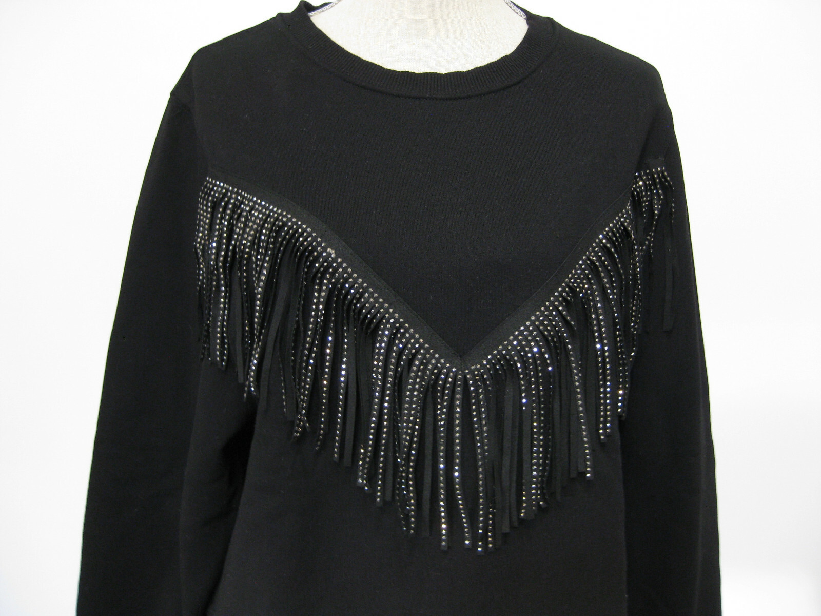 fringe sweatshirt zara