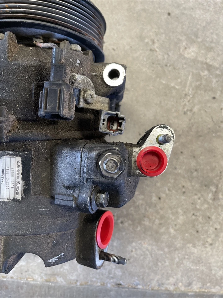 07-13 Nissan 350z/370z Infiniti G35/G37 AC Compressor VQ35HR VQ37VHR 92600-1CB0A - Image 4 of 4