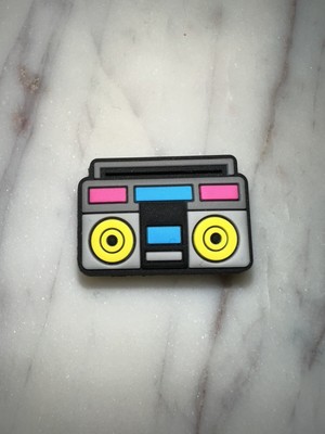 90s boom box   authentic original jibbitz   crocs shoe charms