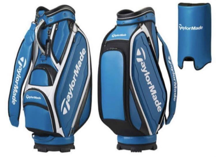 TaylorMade Caddy Bag 9.5 inch Blue White Black Golf Bag from TaylorMade Caddy Bag 9.5 inch Blue White Black Golf Bag from