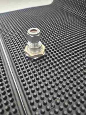 Gas Flo Products BDH-809-421190, 3/8'' OD Compression Bulkhead Fitting