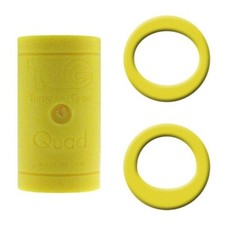 Turbo Quad Finger Inserts  Yellow  5 Pack  Glue