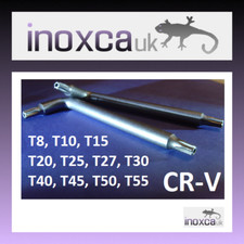 TORX PIN KEY ALLEN "L" SECURITY PIN HOLE ANTI TAMPER CR-V SILVER TX T8 - T55