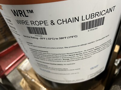 #10D835 Jet-Lube 34020 Chain & Wire Lubricant, 5 Gal.