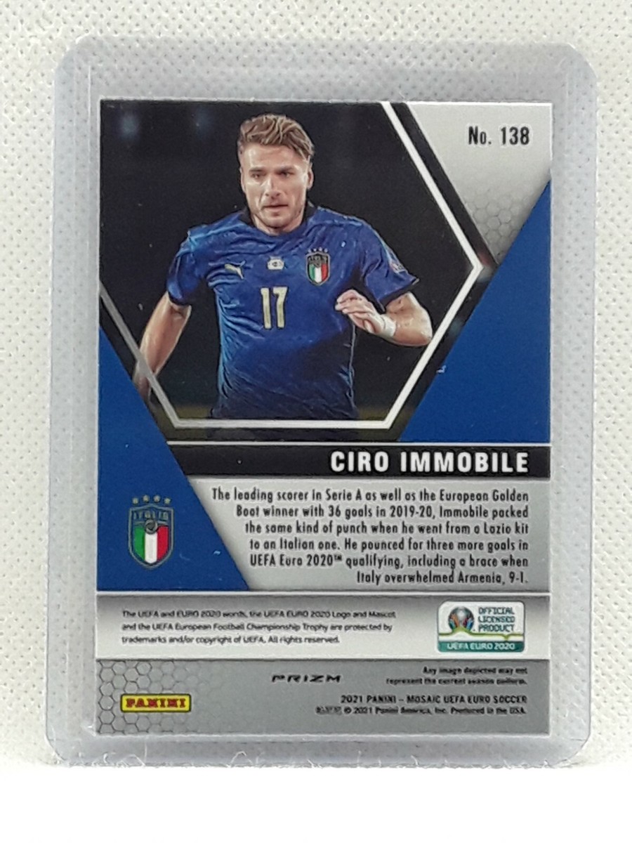 Ciro Immobile Serie A Golden Boot Ciro Immobile 2021 Panini Mosaic - Main Image