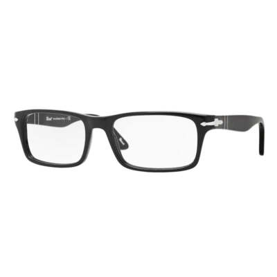 Reading Glasses Persol 3050 95 Black 55 18 145 + Hoya Lens Made in Italy