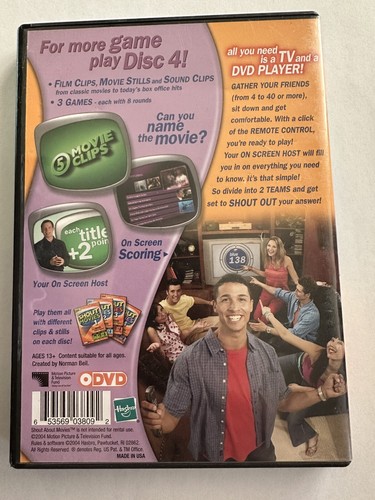 Shout About Movies: Disc 4 (DVD, 2004, Hasbro) - Picture 2 of 2