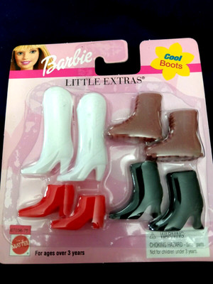 1999 Barbie Little Extras ''Cool BOOTS''  New  Mattel