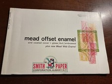 Mead Offset Enamel Mead Paper Dayton Ohio 1974 1970s Vintage Book