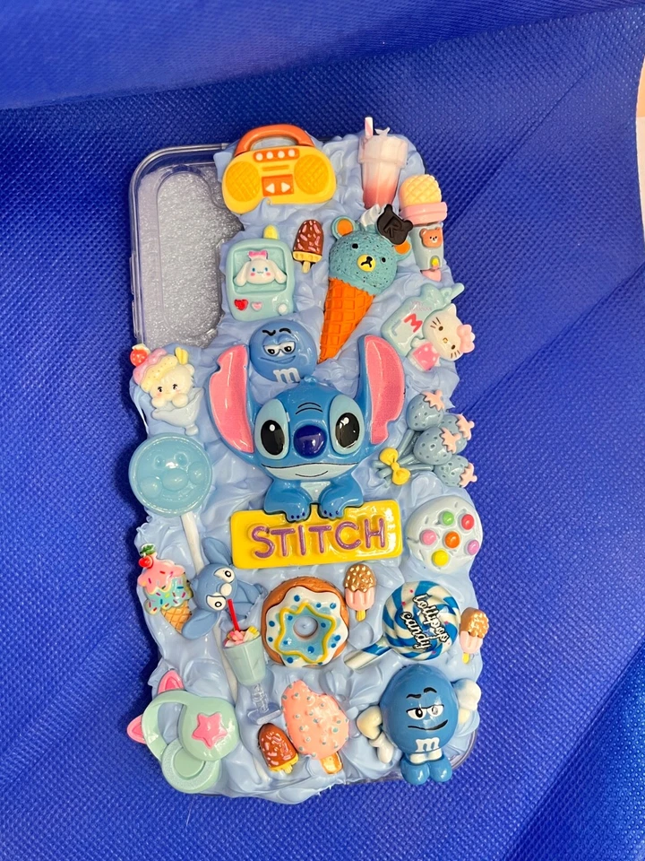 Funda de teléfono decodificada puntada / personalizada / postre Foto 2 de 4