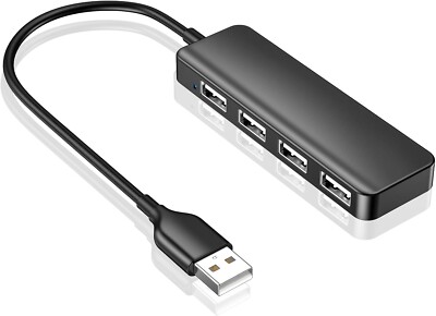 USB Hub,USB Splitter,USB 4-Port Extender Multiport USB Adapter