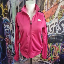 Kappa 222 Banda Asber 2 Womens Zip Up Jacket Size Small New (c4)