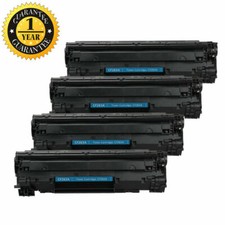 4PK CF283A Black Toner Cartridge Fit For HP 83A Laserjet Pro M127fw M127 M125