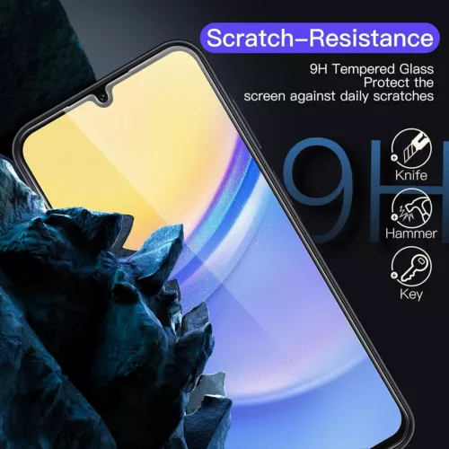 For Samsung Galaxy A05s Clear- 9H TEMPERED GLASS SCREEN PROTECTOR ,Case Friendly - Picture 3 of 7